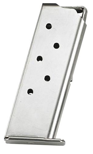 Beretta Pico Magazine, 380 ACP, 6 Rounds, Polished Stainless Steel, Detachable (JMPP3161)