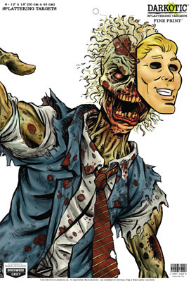 Birchwood Casey Darkotic 12 x 18 in Fine Print Splattering Target (35645)