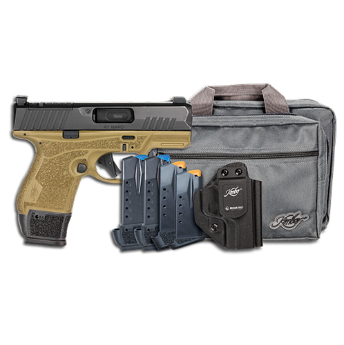 Kimber R7 Mako Pistol Bundle 3800037, 9mm,  3.37", Optics Ready, FDE Frame, 15 Rd Bundle