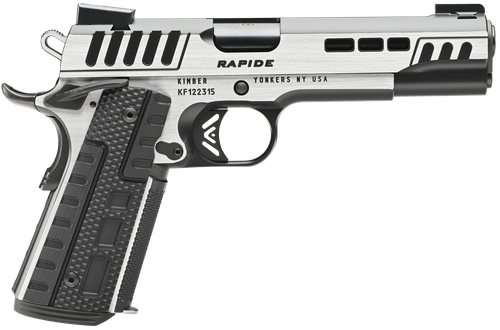 Kimber 3000421 Rapide Scorpius Pistol - 9mm, 5 in Barrel, Black KimPro II w/Polished Flats, 9 Rds