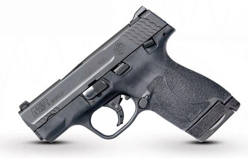 Smith & Wesson M&P Shield M2.0 Pistol 11812, 40 S&W, 3.1", Black Polymer Grip/Frame, Black Finish, 6/7 Rd