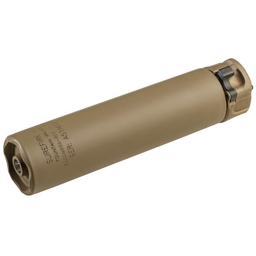 Surefire 5.56mm High Temp Suppressor Surefire Fast-Attach Mount, Desert Tan