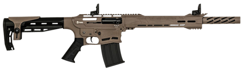 Howa Boss25 Semi-Auto Shotgun CBOSS2512FDE, 18.75", 3" Chmbr, Black Adj Cheek Riser Synthetic Stock, 5 Rds