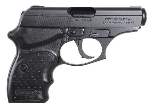 Bersa Thunder 380 Pistol THUN380MLTCC, 380 ACP, 3.50in, Black Texture Finger Groove, Matte Black Finish, 7 Rds