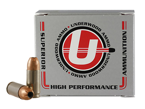 Underwood Pistol Ammunition UA139, 9mm, JHP, 147 gr, 1125 fps, 20 Rd/Bx