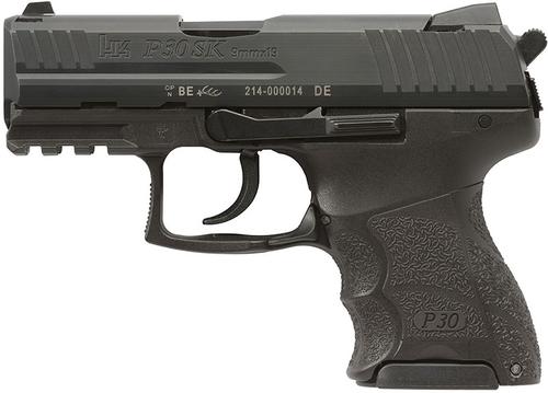 Heckler & Koch P30SK LEM Pistol 81000821, 9mm Luger, 3.27", Black Grip, Black Finish, 12/15 Rds