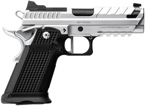 Fusion XF Pro Optic Ready Pistol XP9C, 9mm Luger, 4in, Interchangeable Panels, Chrome Finish, 17 Rds