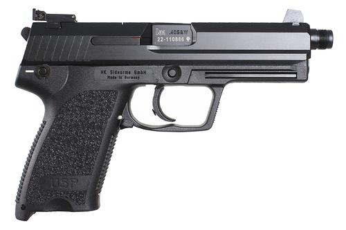 Heckler & Koch USP45 Tactical V1 DA/SA Pistol 81000352, 45 ACP, 5.09", Black Grips, Black Finish, 10 Rds