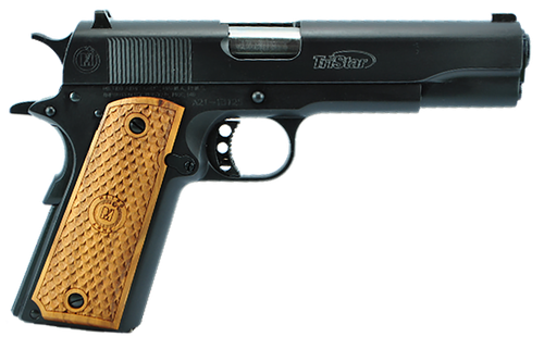 Tri-Star American Classic Government 1911 Pistol 85607, 38 Super, 5in, Wood Grips, Blued Finish, 9 Rds