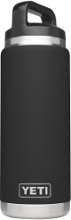 Yeti Rambler Bottle 26oz Stainless Steel Bottle, DuraCote Black (YRAMB26BK)