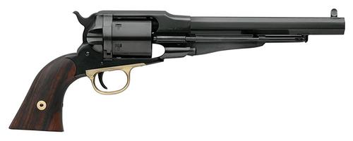 Taylors 1858 Remington Conversion Single Action Revolver 1000, 45 Colt, 8", Walnut Grips, Blued Finish, 6 Rds