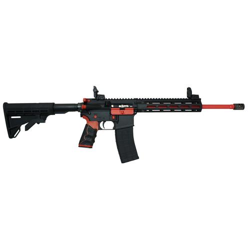 Tippmann Arms M4-22 Redline, 22 LR, 16", 25 Rds, Black & Red
