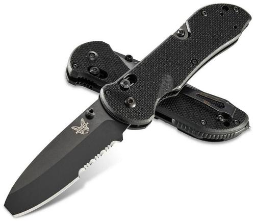Benchmade Triage Knife w/Serrated Edge Opposing Bevel Blade (916SBK)