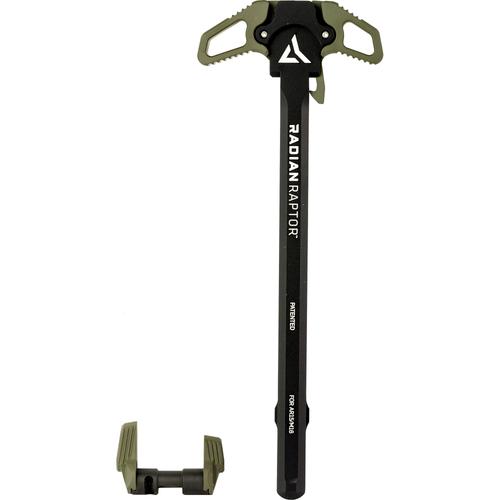 RADIAN Weapons Raptor Charging Handle & Talon 45/90 Ambidextrous Safety Combo, 5.56MM Olive Drab Green