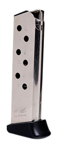 Walther PPK/S 380 Automatic Colt Pistol (ACP) 7 Round Nickel Detachable Magazine (2246012)