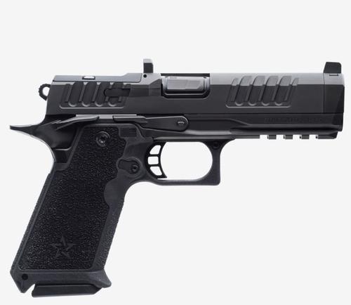 Staccato HD P4.5 2011 Pistol 20-1300-000106, 9mm, 4.5", Textured Polymer Grips, DLC Black Finish, DLC Barrel, Optic Ready, 18 Rds