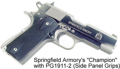 Pearce Side Panel Grips For Government ( Full Size ) 1911 Style Autos, PG19112