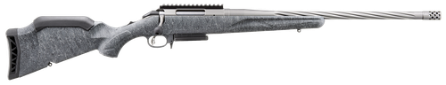 Ruger American Gen II, Bolt Action Rifle, 6.5 PRC, 20" Cobalt Cerakote Threaded Barrel, Adjustable Gray Splatter Stock, 3 Rds, 46916