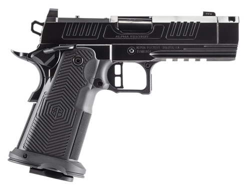 Alpha Foxtrot AF1911 Romulus Optic Ready Pistol, 9mm, 3.50in, Polymer Grips, Polished DLC Finish, 20 Rds