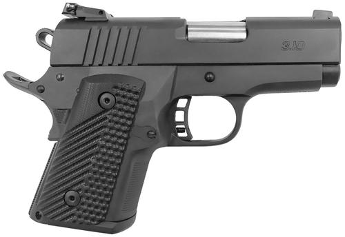 Rock Island Armory BBR 3.10 Pistol 51577, 45 ACP, 3.10in, Black G10 Grips, Black Parkerized Finish, 10 Rds