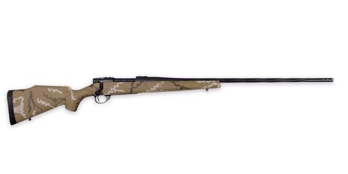 Weatherby Vanguard Outfitter Rifle VHH300NR8B, 300 Win Mag, 26", Tan Polymer W/brown & White Stock, 5 Rds