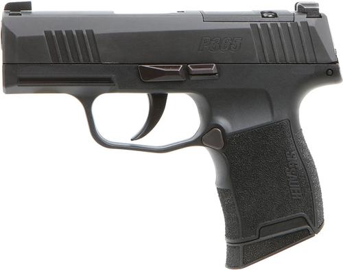 Sig Sauer P365 Optics Ready Pistol 365-9-BXR3P, 9mm, 3.1 in, XRAY3 Day/Night Sights, Black Finish, 10 Rds