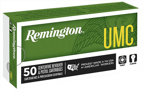 Remington UMC Handgun Ammunition L380AP, 380 ACP, Metal Case (MC), 95 GR, 955 fps, 50 Rd/bx