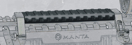 Manta  TAC-WRAP Top Rail Guard 5.0", Flat Dark Earth (M1301)