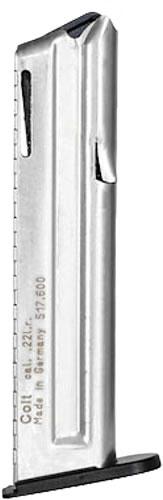 Walther Magazine 12 Round, 22 Long Rifle, Black Magazine, For 1911 (517602)