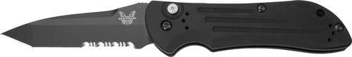 Benchmade Auto Stryker Folding Knife w/ Black ComboEdge Stainless Steel Tanto Blade