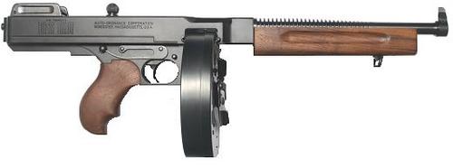 Auto-Ordnance Thompson TA5 1927-A1 Semi-Auto Pistol TA5, 45 ACP, 10.5", Walnut Grip, Blue Finish, 50 Rd