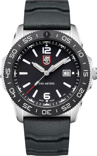 Luminox Pacific Diver Watch XS.3121 Black Dial, White Figures, 44mm, Black Rubber Band