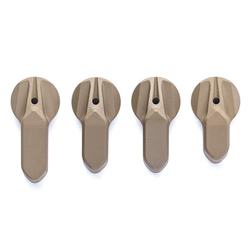 RADIAN Weapons Talon 45/90 Ambidextrous Safety Selector, 4 Lever Kit, FDE
