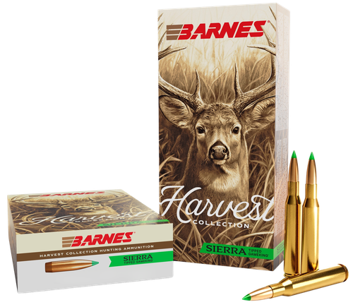 Barnes Bullets Harvest  Rifle Ammunition 32520, 7mm-08 Rem, Sierra Tipped GameKing, 150  GR, 20 Rd/bx