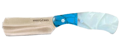 Whiskey Bent Knives Bullcutter Knife, Pearl Agate Handle (WB48-79)