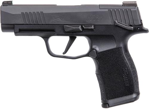 Sig P365 XL Pistol 365XL9BXR3MS, 9mm, 3.7 in, Polymer Grip, Manual Safety, Nitron Finish, X-Ray 3 Sights, 12Rd