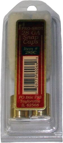 Pro-Shot 28 Gauge Snap Caps w/Wool Mop 2-Pack