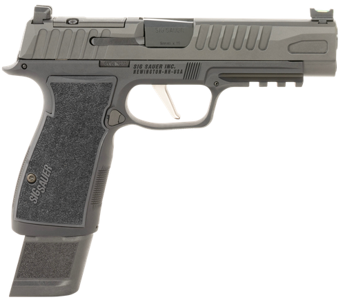 Sigarms P365 Fuse Optic Ready Pistol 365AXGF9BFO, 9mm, 4.30in, Black AXG Grips, Black Nitron Finish, 17 Rds