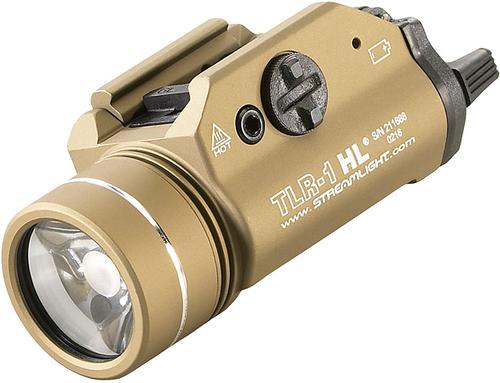 Streamlight TLR-1 HL Rail Mount Tactical Light for Pistols, Flat Dark Earth (69266)