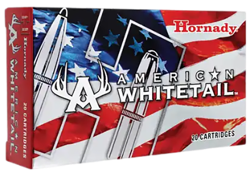 Hornady American Whitetail Rifle Ammunition 8047, 243 Winchester, Soft Point (SP), 100 GR, 2960 fps, 20 Rd/bx