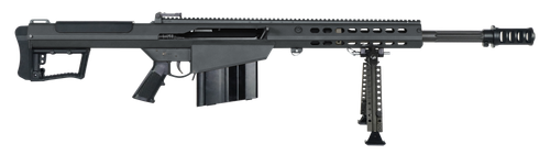 Barrett M107A1 Semi-Auto Rifle, 50 BMG, 20", Fixed w/Sorbothane Recoil Pad Stock, Chrome Lined Fluted Barrel, 10 Rds