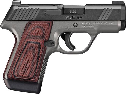 Kimber 3900011 EVO SP CDP  Pistol, 9MM, 3.16 in, G10 Grip, Two Tone FNC Finish Frame/Slide, Tritium Night Sights
