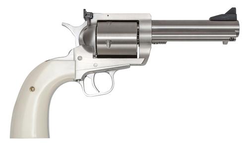 Magnum Research BFR Short Cylinder Revolver BFR44MAG5B6, 44 Rem Mag, 5", White Polymer Grips, 6rd
