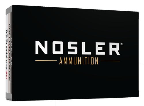 Nosler Match Grade Rifle Ammunition 44501, 6.5 Grendel, Hollow Point Boat Tail, 123 gr, 2400 fps, 20 Rd/Bx