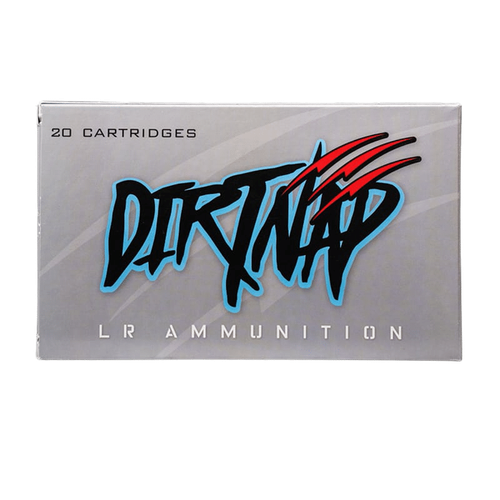 Fierce Dirt Nap Rifle Ammunition DNP65PRC156GR, 6.5 PRC, 156 gr, 2950 fps, 20 Rd/Bx