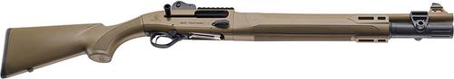 Beretta 1301 Tactical Mod 2 Shotgun J131M2TT18F, 12 Gauge, 18.5", 3" Chmbr, 7+1, Fixed Stock, FDE Aluminum Finish