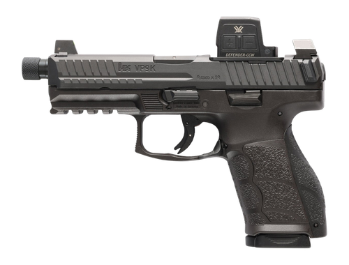 Heckler & Koch VP9A1 K Tactical w/Optic Pistol, 9mm, 4.70in, Textured Grips, Black Finish, 15 Rds