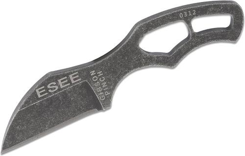 ESEE Knives Pinch Mini-Knife w/Stone Washed Black Oxide Finish, and Molded Sheath (ESEE-PINCH)