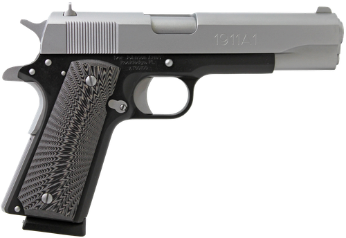 Iver Johnson 1911 A1 Pistol 1911A1TT, 45 ACP, 5in, Black/Gray G10, Two-Tone Finish, 8 Rds