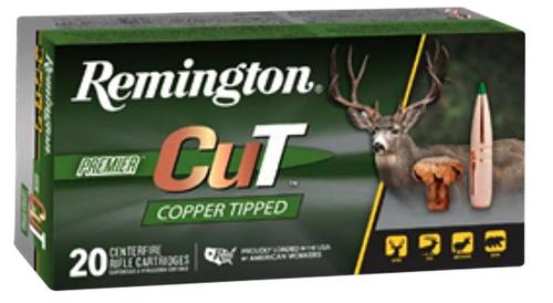 Remington Premier Cut Rifle Ammunition R22344, 308 Win, 165 gr, 2800 fps, 20 Rd/Bx